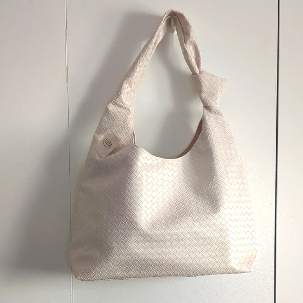 Cream Woven Bag